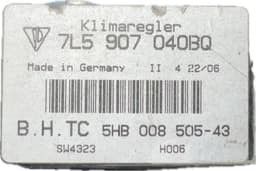 PORSCHE 7L5907040BQ 7L5907040 Heater control panel PORSCHE CAYENNE I (2002-2010) — thumbnail 4