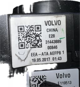 VOLVO 31443889 Indicator/wiper/slip ring switch (stalk) VOLVO S90 / V90 (2016-) — thumbnail 6