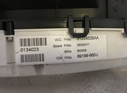 VOLVO Instrument Cluster VOLVO V70 III (BW) (2007-2016) — thumbnail 3