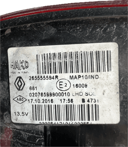 RENAULT 265555594R Inner tail light, left RENAULT MEGANE IV (B9A/M) (2015-) — thumbnail 4
