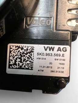 VW 5K0953502M 5K0953521BR 5K0953569E Indicator/wiper/slip ring switch (stalk) VW GOLF VI (5K) (2008-2013) — thumbnail 10
