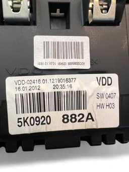 VW 5K0920882A 5K0920882AX Instrument Cluster VW GOLF VI (5K) (2008-2013) — thumbnail 7
