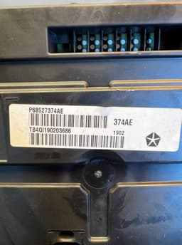 DODGE 68527374AE P68527374AE Instrument Cluster RAM 1500 Crew Cab Pickup (DT)(2018-) — thumbnail 9