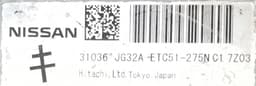 NISSAN 31036JG32A Gearbox Control Unit NISSAN X-TRAIL II (T31) (2007-2013) — thumbnail 5