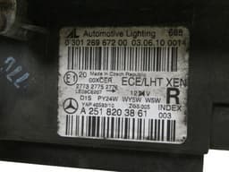 MERCEDES-BENZ A2518205461 A2518207661 A2518203861 Headlight right MERCEDES-BENZ R-CLASS (W251) (2006-2013) — thumbnail 9