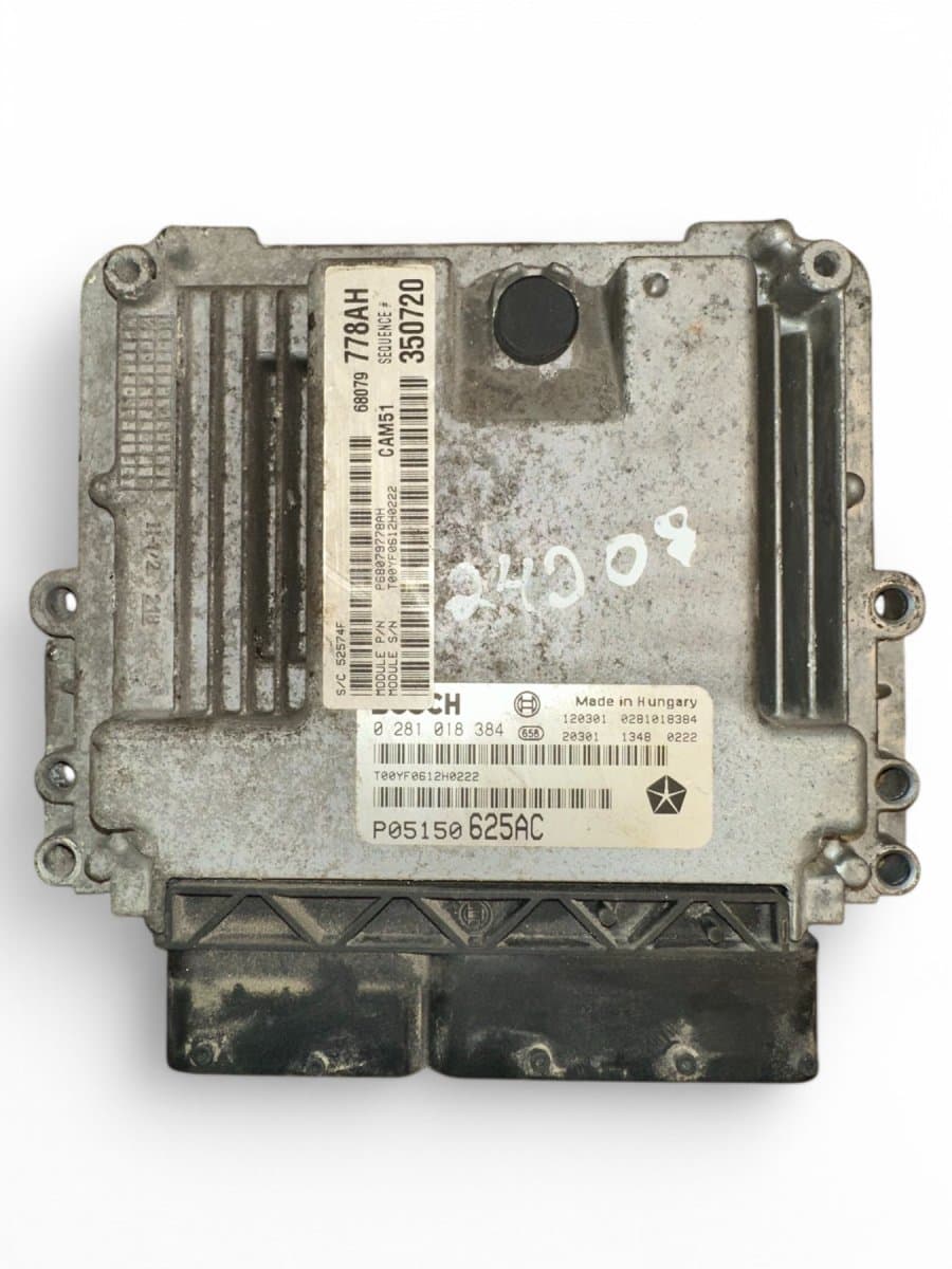 JEEP 0281018384 P05150625AC 68079778AH 5150625AC Engine Control Unit / module (ECU) JEEP GRAND CHEROKEE IV (WK, WK2) (2010-2021)