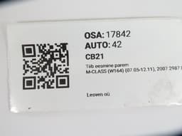 MERCEDES-BENZ A1648810201 Fender Front Right MERCEDES-BENZ ML-CLASS (W164) (2005-2011) — thumbnail 7