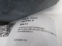 MERCEDES-BENZ A1648850625 Front Bumper MERCEDES-BENZ ML-CLASS (W164) (2005-2011) — thumbnail 5