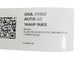 MERCEDES-BENZ 119960120346 A1190101400 A119010430280 119.960 119960 Engine MERCEDES-BENZ SL-CLASS (R129) (1989-2001) — thumbnail 8