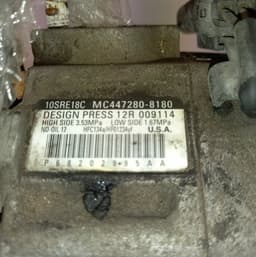 JEEP P68202995AA 68202995AA AC / aircon Compressor JEEP GRAND CHEROKEE IV (WK, WK2) (2010-2021) — thumbnail 3