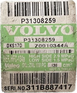 VOLVO AC / aircon Compressor VOLVO XC90 I (2002-2014) — thumbnail 6