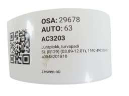 MERCEDES-BENZ A0048201810 A0038207610 A0038207410 Airbag Control Unit MERCEDES-BENZ SL-CLASS (R129) (1989-2001) — thumbnail 6