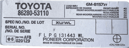 LEXUS 8628053110 Audio amplifier LEXUS IS II (XE20) (2005-2013) — thumbnail 4