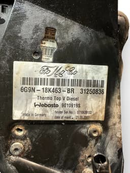 VOLVO 6G9N18K463BR 31250836 9010919S 30733923 Auxiliary / pakring heater (webasto) VOLVO S80 II (AS) (2006-2016) — thumbnail 5