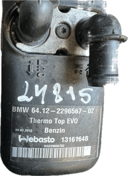 BMW 6412229656702 Auxiliary / pakring heater (webasto) BMW 3 (F30, F31, F34, F80) (2011-2019) — thumbnail 5