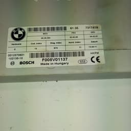 BMW F005V01137 61357335274 7335274 Bootlid / tailgate control unit BMW X5 (E70) (2007-2013) — thumbnail 2