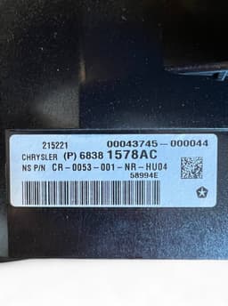 DODGE 68381578AC P68381578AC Head-up display RAM 1500 Crew Cab Pickup (DT)(2018-) — thumbnail 10