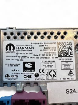 DODGE 68504647AD P68504647AD K68504647AD K68504647AE K68504647AF K68504647AG 68504647AE 68504647AF 68504647AG Satellite navigation control unit RAM 1500 Crew Cab Pickup (DT)(2018-) — thumbnail 7