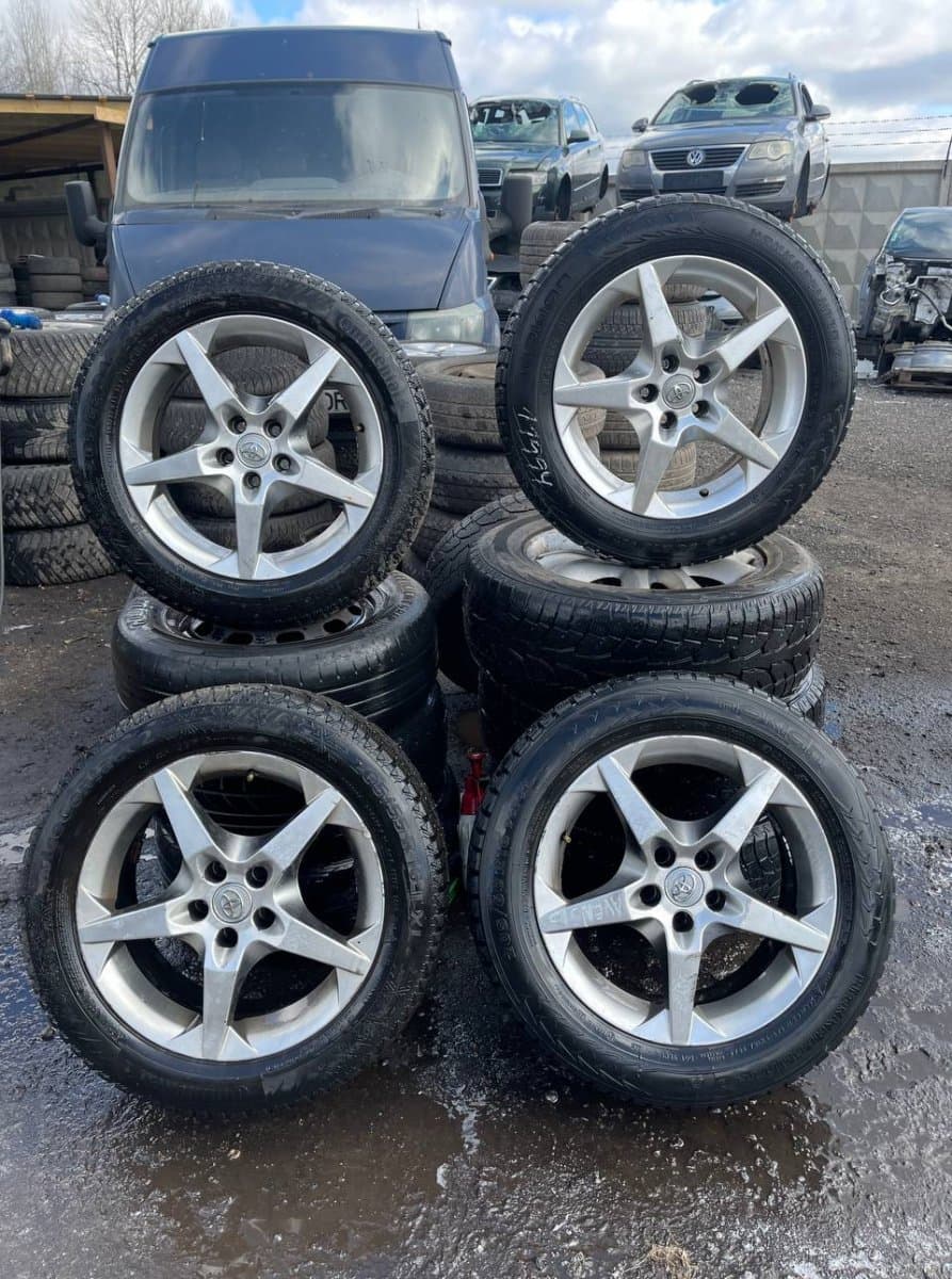 7JX16 ET45 D54.1 5x100 Rim set With Tyres 4 pcs TOYOTA AVENSIS (T250) (2003-2008)