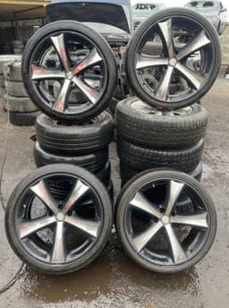 BMW 8JX19 9JX19 ET15 D74.1 5X120 Rim set With Tyres 4 pcs BMW 5 (E39) (1995-2004) — thumbnail 1