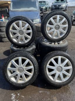AUDI 7.5X17 ET43 D57.1 5X112 Rim set With Tyres 4 pcs AUDI A4 (B7) (2004-2008) — thumbnail 1