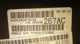 CHRYSLER P68003323AD Gearbox Control Unit CHRYSLER VOYAGER V (RT) (2007-2016) — thumbnail 3
