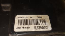 CHRYSLER Headlight left CHRYSLER 300C I (2004-2010) — thumbnail 8