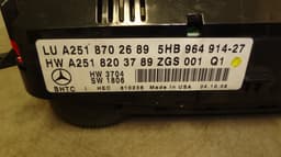 MERCEDES-BENZ 5HB964914-27 Heater control panel MERCEDES-BENZ R-CLASS (W251) (2006-2013) — thumbnail 3