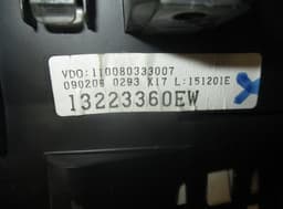 OPEL 110080333007 Instrument Cluster OPEL MERIVA A (2003-2010) — thumbnail 3