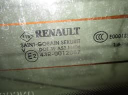 RENAULT Rear Window glass RENAULT TALISMAN (L2M, KP) (2013-2022) — thumbnail 2