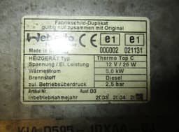 KIA 9004809F Auxiliary / pakring heater (webasto) KIA SORENTO I (JC) (2002-2009) — thumbnail 6