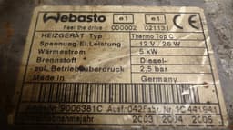 BMW 9002353P Auxiliary / pakring heater (webasto) BMW 7 (E65, E66) (2001-2009) — thumbnail 6