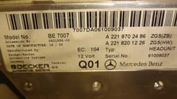MERCEDES-BENZ CD Changer MERCEDES-BENZ S-CLASS (W221) (2005-2013) — thumbnail 4