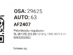 MERCEDES-BENZ 0265202053 A0004300494 A0004300594 A0004301094 Brake Pressure Regulator MERCEDES-BENZ SL-CLASS (R129) (1989-2001) — thumbnail 5