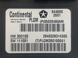 JEEP P05026480AM 5026480AM 2840328314300 Bootlid / tailgate control unit JEEP GRAND CHEROKEE IV (WK, WK2) (2010-2021) — thumbnail 3