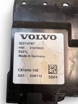 VOLVO 32200219 32214767 31676622 Bootlid / tailgate control unit VOLVO S90 / V90 (2016-) — thumbnail 5