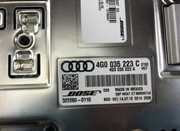 AUDI 3222600080 3222600020 3222600040 Audio amplifier AUDI A7 Sportback (4GA) (2010-2017) — thumbnail 3