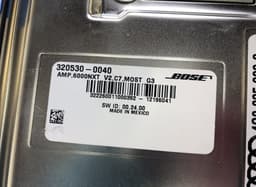 AUDI 3222600080 3222600020 3222600040 Audio amplifier AUDI A7 Sportback (4GA) (2010-2017) — thumbnail 4