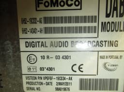 JAGUAR 6H5219C032AG 6H52-14D401-AH Audio amplifier JAGUAR XF (X250, CC9) (2008-2015) — thumbnail 4