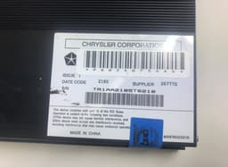 JEEP 5091214AB Audio amplifier JEEP GRAND CHEROKEE IV (WK, WK2) (2010-2021) — thumbnail 2