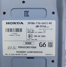 HONDA 10R040481 39186T1GG612 39186T1GG612M1 Audio amplifier HONDA CR-V IV (RM) (2012-2016) — thumbnail 3