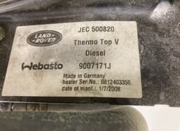 LAND ROVER 9007171J Auxiliary / pakring heater (webasto) LAND ROVER RANGE ROVER SPORT I (L320) (2005-2013) — thumbnail 4
