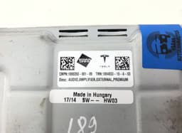 TESLA 100483310A Audio amplifier TESLA MODEL S (5YJS) (2012-) — thumbnail 3