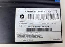 JEEP 5091214AB Audio amplifier JEEP GRAND CHEROKEE IV (WK, WK2) (2010-2021) — thumbnail 2