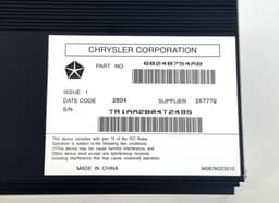 JEEP 68248754AB Audio amplifier JEEP GRAND CHEROKEE IV (WK, WK2) (2010-2021) — thumbnail 3