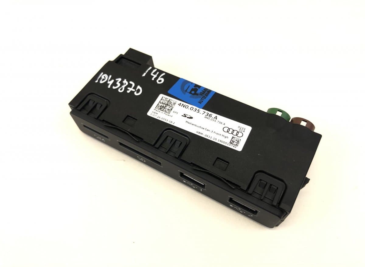 AUDI 4N0035736A Audio input / USB socket AUDI A6 (C8, 4A2, 4AH, 4A5) (2018-)