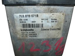 VW Auxiliary / pakring heater (webasto) VW TOUAREG I (7L) (2002-2010) — thumbnail 5