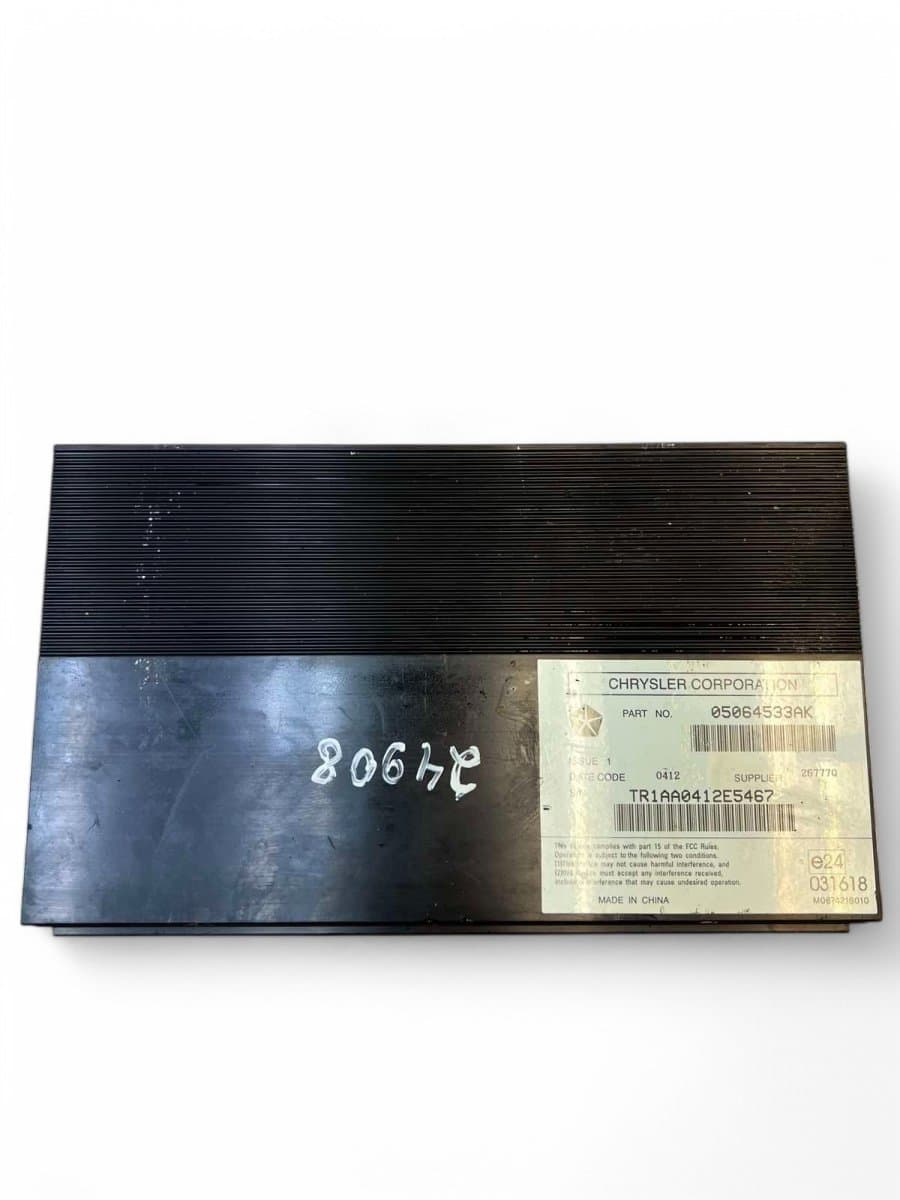 05064533AK Audio amplifier JEEP GRAND CHEROKEE IV (WK, WK2) (2010-2021)