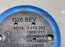 BMW 51149498991 51149479252 Badge emblem front BMW 4 / i4 (G22, G23, G26, G82, G83) (2020-) — thumbnail 4