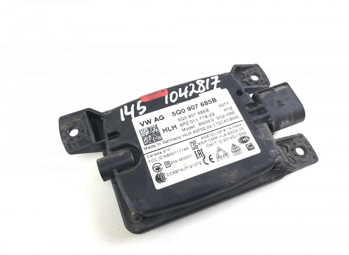 SKODA 5Q0907685B BLIND SPOT radar sensor SKODA SUPERB III (3V3, 3V5) (2015-2024)